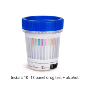 instant 10 -13 panel drug test + alcohol